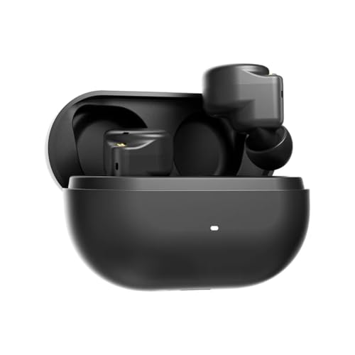 Image of Concept Kart ROSESELSA Ceramics MK2 True Wireless Earbuds, 40dB ANC, Hi-Res LDAC 990kbps, Bluetooth 6.0 Dual Device, 45H Playtime, 47ms Game Mode, IPX4 (Black)