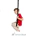 Mesh Swing Seat Hanging Hammock, Fun Rope Pod Chair for Camping, Travel, Hiking, and Backyard Relaxation, Comfortable and Easy to Hang, Supports Kids, Teens, Adults