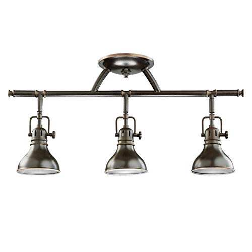 Promo Discount Up To 70% Off Kichler Hatteras Bay 22.75" 3 Light Halogen Fixed Rail Light Olde Bronze