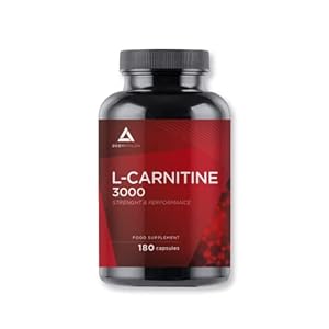 Bodyathlon– L Carnitina 3000 Cápsulas– 180 cápsulas 100% L-Carnitina- Certificación IFS- Aumento de Energía y resistencia –Mejora el rendimiento y la recuperación- Suplemento Deportivo- Vegano