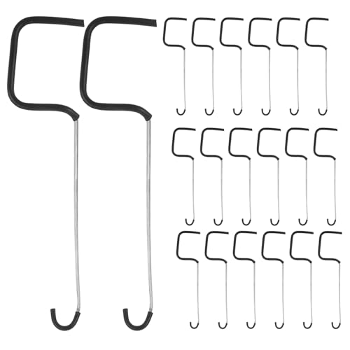 Yardenfun 30pcs Fruit Tree Branch Puller with Wrapped End - Plant Support Bending Clips, Metal Wire Limb Spreaders, Twigs Bender Support for Stems Peach Trees