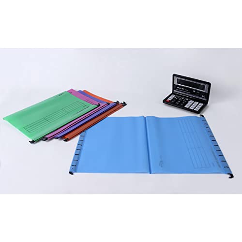 Xiuyer Dossiers Suspendus A4 - Lot De 30 En Polypropylène Avec Onglets Et Inserts En Carte Pour Armoires De Classement - Bureau École – vue 7