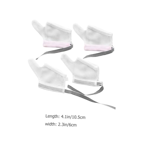 BESPORTBLE 2 Pairs Anti-Sucking Gloves for Babies Thumb Sucking Stop Tool Breathable Finger Protectors Prevent Nail Biting for Infants and Toddlers2