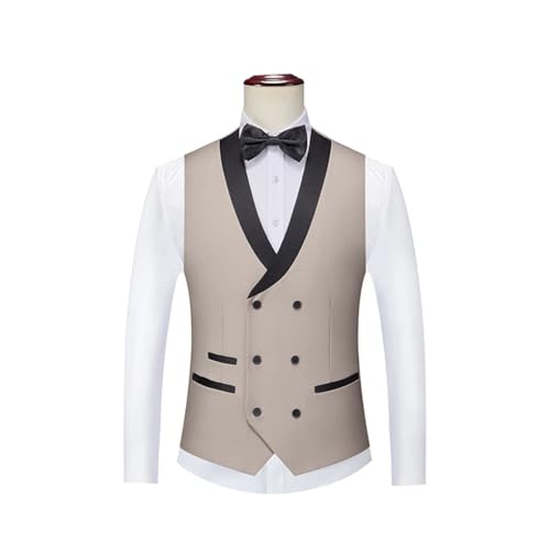 Men's Suit 3-Piece Wedding Party Dress Coat with Pants Vest Male Sets4