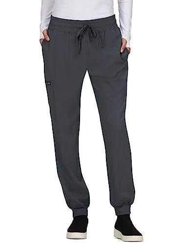 KOI Basics 741 Women's Gemma Jogger Scrub Pant Charcoal Medium