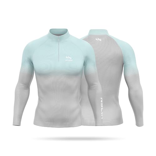 Elemento Long Sleeve Rash Guard T-Shirt with UV Sun Protection for Surfing, Fishing, Swimming, Hiking, Cycling, Active Wear
