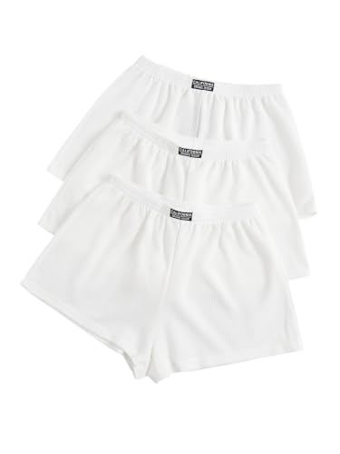 Image of SOLY HUX Women's Summer Shorts 3 Packs Casual Comfy Shorts Sets