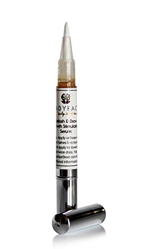 Babyface Clinical Strength Rapid Eyelash & Eyebrow Growth Stimulator Recovery Serum - Peptides, KGF & Niacinamide- Brow Thickening, Longer Thicker Lashes + Lash Conditioner