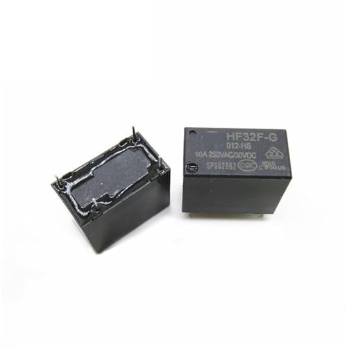 Relé subminiatura HF32F-G-012-HS de 4 pines para solucionar fallos en módulos de climatización