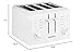Cuisinart CPT-142P1 4-Slice Compact Plastic Toaster, White