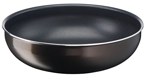Tefal Ingenio Easy Plus Poêle wok Noir 26 cm, Empilable, Revêtement antiadhésif, Tous feux sauf induction, Fabriqué en France L1507702