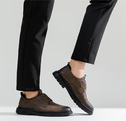 kkdom Mens Dress Shoes Classic Lace up Formal Oxford Business for Men2