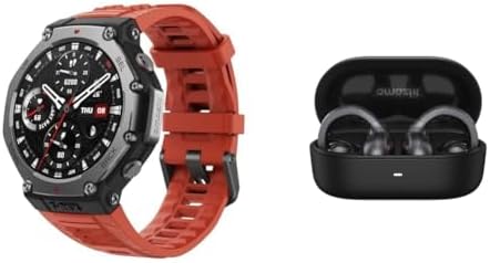 Amazfit T-Rex 3 Outdoor Smartwatch Negro + Up OWS Auriculares Blu...