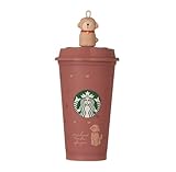 STARBUCKS スタバ スターバックス バレンタイン 2026 カラーチェンジング リユーザブルカップ 473ml ＋ バレンタイン 2026 リユーザブルカップ専用ドリンクホールキャップ ベアリスタ セット VT2026