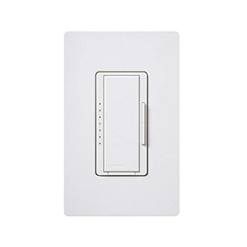 White Maestro 150 Watt CFL/LED Single Pole Multi-Location Digital Dimmer