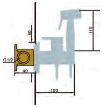 Grifo-bidet-empotrado-Imex-Serie-Munich-Negro-Mate