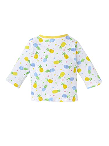 Image of babywish Baby Boys and Baby Girl Clothing Set 100% Cotton Full Sleeve Jhabla T-Shirt Trouser Pajama Newbrn Kids Clothes Set