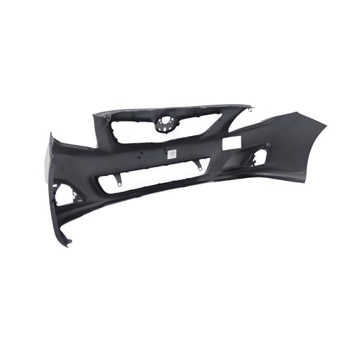 Image of Compatible with Toyota Corolla 2009-2010 Front Bumper Cover | Primed, With Fog Light Holes, Sedan, Ready to Paint, OEM 5211902990, TO1000343