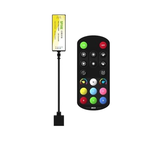 Contrôleur de variateur LED SP114E RGBW à quatre canaux et basse tension