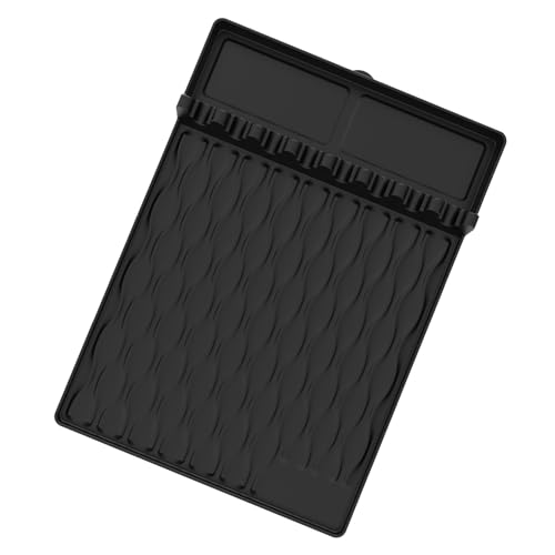 Esterilla para barbacoa, soporte para utensilios de barbacoa, accesorios de silicona antiadherente, soporte para utensilios resistente al calor, almohadilla de parrilla reutilizable para herramientas