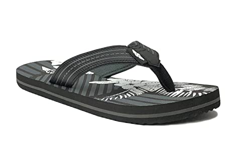 Image of REDVOLUTION New Boys' Beach Sandal TRIBAL Tattoo | Geometric Bali Flip-Flop Sandals