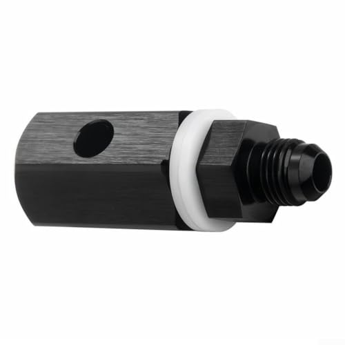 AN6 AN8 - Válvula de ventilación unidireccional de aluminio para tanque de combustible para uso automotriz con sello PTFE y comprobación de bola de acero inoxidable (AN6)