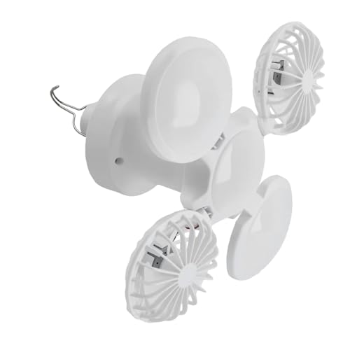 Luces para camping – Lámpara LED plegable para camping con ventilador | Luces ajustables Equipo exterior para jardín Grill al aire libre Senderismo cortes de corriente