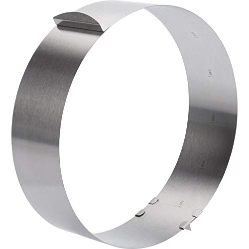 Foto von Westmark Tortenring, Extra hoch, Ø 16 – 30 cm variabel, Rostfreier Edelstahl, Silber, 31312260