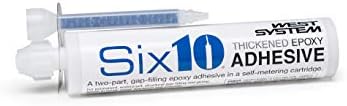 West Systems 610 Resin/Hardener Epoxy Adhesive, 190mL Cartridge, Straw
