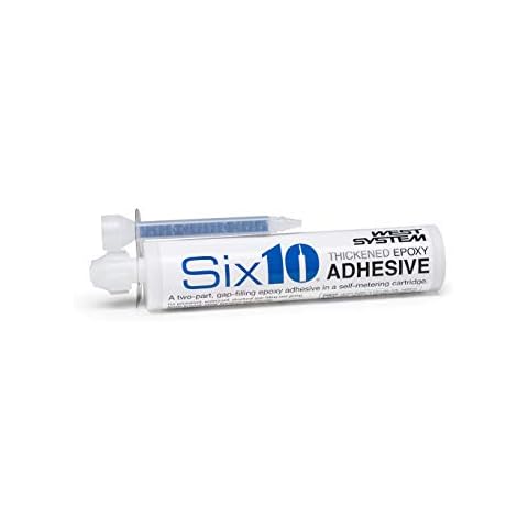 West Systems 610 Resin/Hardener Epoxy Adhesive, 190mL Cartridge, Straw Cover