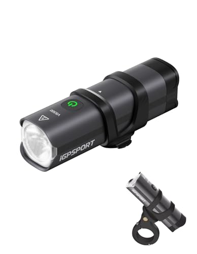 iGPSPORT VS500 Lumiere 500 Lumen Luz Bicicleta 3000mAh Lámpara Bicicleta Recargable USB C Iluminación Bicicleta LED Potentes Faro Accesorio para Bicicleta MTB Carrera Ciclismo