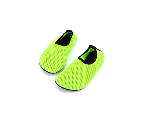 YP Select Water Sports Shoes Barefoot Quick-Dry Aqua Yoga Socks Slip-On For Kids Green 2Xl32-33