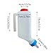 Animal Nursing Bottles | Farm Animal Feeding Kit for Goats, Lambs & Calves | ABS Plastic with Soft Nipple & Scale Markings | Slow/Medium Flow Milk Feeder for Newborn Livestock (800ml)