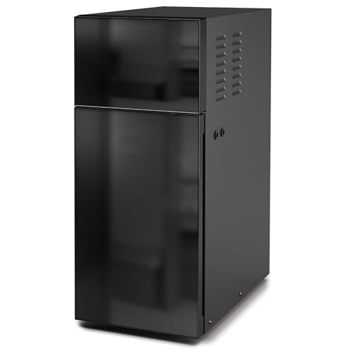 Vitrifrigo FG20i Countertop Milk Cooler, Refrigerator, Black - Compact, Professional-Grade, Includes 15 Liters Graduated Milk Tank, Designed for Ideal Milk Temperatures for Coffee, 0.5 cu ft.