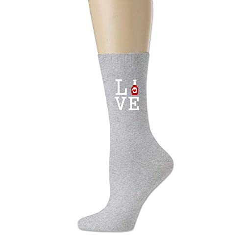 I Love Ketchup Drums Drumkit divertidos calcetines de algod�n para regalos unisex
