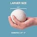 ROSODOM| Wool Dryer Balls Organic 100% New Zealand| 4-Pack, Natural Fabric Softener Dryer Balls, Reduces Wrinkles, Reusable. Included are Two 10ml Bottles of Lavender and Oceanic Essential Oils.
