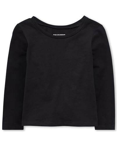 Image of The Children's Place Baby-Girls and Toddler Basic Long Sleeve Layering Tees