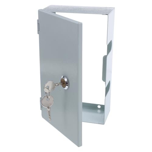 Cabilock Caja Eléctrica de Hierro para Montaje Pared para Enchufe Tipo con Cerradura y Llaves Resistente