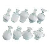 Pequeño y delicado: el adorno artesanal de resina tiene un tratamiento de superficie fino y una maravillosa sensación de textura, botellas antiguas de micropaisaje, decoración en miniatura.