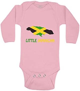 Cute Rascals Baby Long Sleeve Bodysuit Little Jamaican Countries Boy & Girl Clothes Cotton