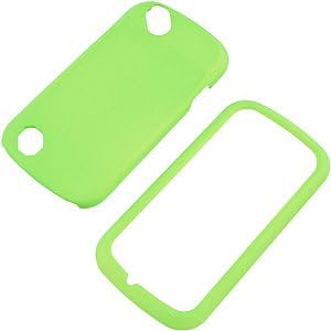 Cool Green Rubberized Protector Case for Pantech Laser P9050