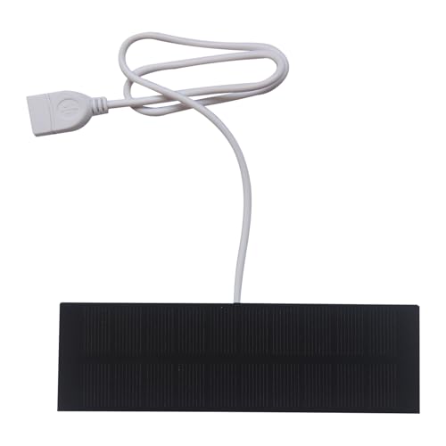 Caricatore solare portatile - da campeggio compatto Pannello USB ad alta efficienza 3W per smartphone e banchi di alimentazione caricabatterie per telefoni pieghevol
