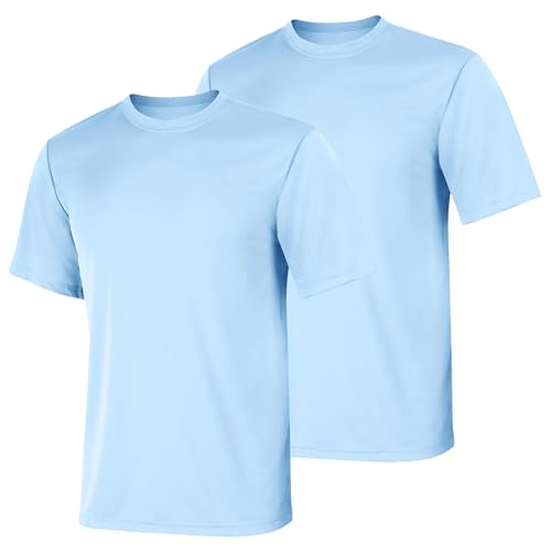 Image of Hanes mens T-shirt Pack, Cool Dri Moisture-wicking Performance T-shirt, Performance Tee, 40+ Upf Protection, 2-pack