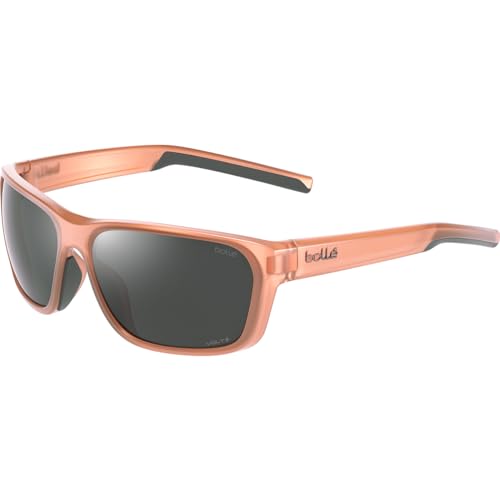 bollé Strix Polarized Rectangular Sunglasses, Peach Matte, Small