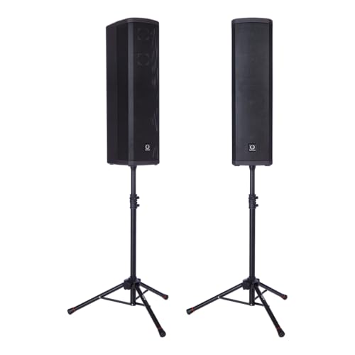 Gator Frameworks Leichtes und kompaktes Mini-Lautsprecherstativ-Set von Gator Frameworks mit Nylon-Tragetasche (GFWSPK0250SET)