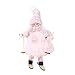 Amosfun Bambole da Sci addobbi Natalizi Ornamenti Albero di Natale Decorazioni Pendenti (Rosa)