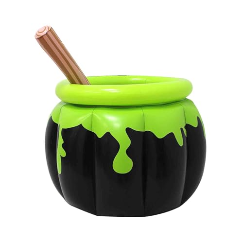 Enfriador de Bebidas Inflable, Enfriador Inflable de Brujas para Halloween, Cubo Inflable para Bebidas, para Piscina, jardín,