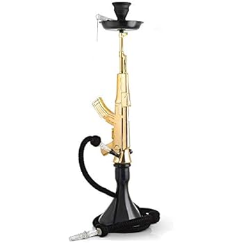 Hookah Pipe Buy Hookah Shisha Gun Shape Hookah Ak47 Golden Nargile