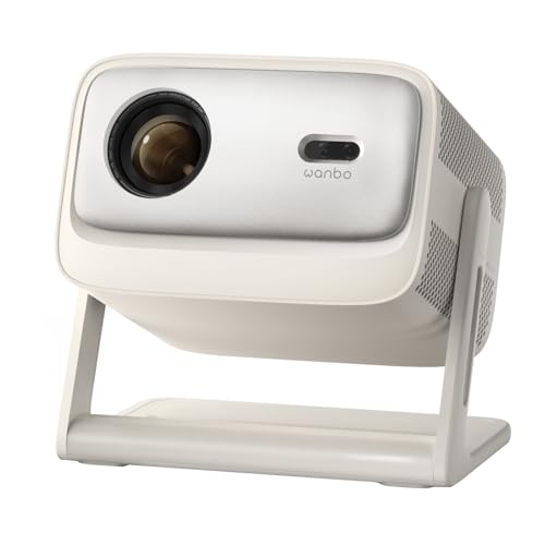 Image of Wanbo Vali 1 Pro Smart Home Projector Google TV 4K Supported, MEMC, 2+32G | HDR10, Dolby Audio, HDMI 2.1 eARC, 900ANSI, Fully Automatic, 200 Rotatable, 1080P FHD Portable Outdoor Movie Projector