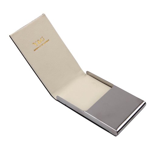 Y&G CC1013 Black Business Creative Formal Wear Dress Presents Idea Card Holder Leather PU Black Card Case